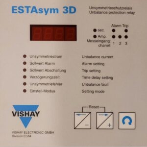 ESTAsym 3D Unbalance Protection Relay